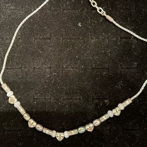 Brighton Pompeii Collar of Hearts necklace.